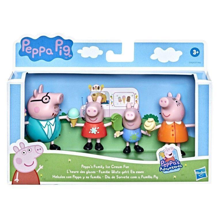 Figura Peppa Pig Día Lluvioso Con Su Familia-0