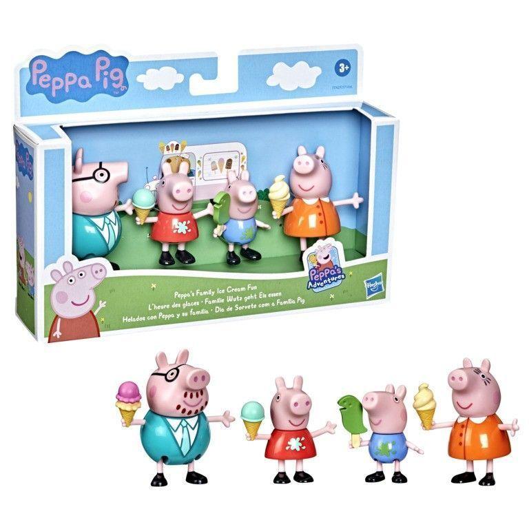 Figura Peppa Pig Día Lluvioso Con Su Familia-2