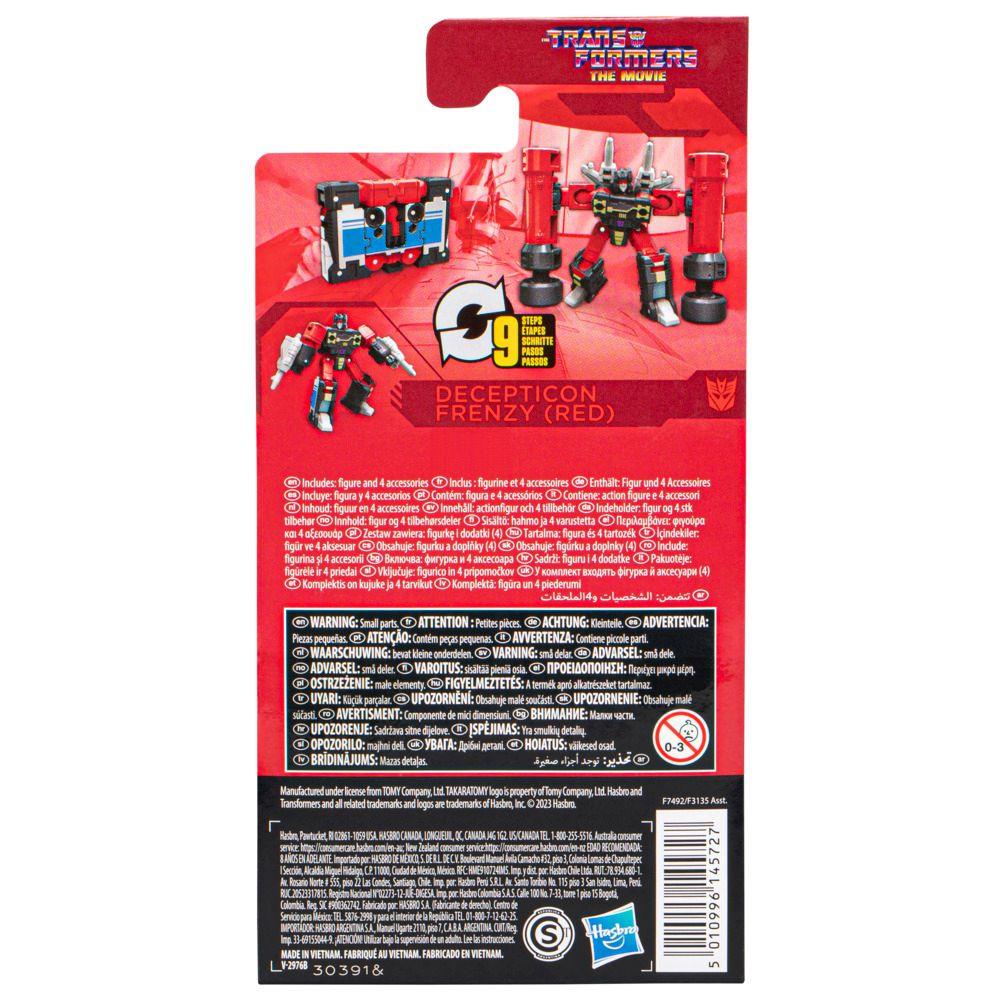 Figura de Acción Transformers Studio Series Core Class La Película Decepticon Frenzy-3
