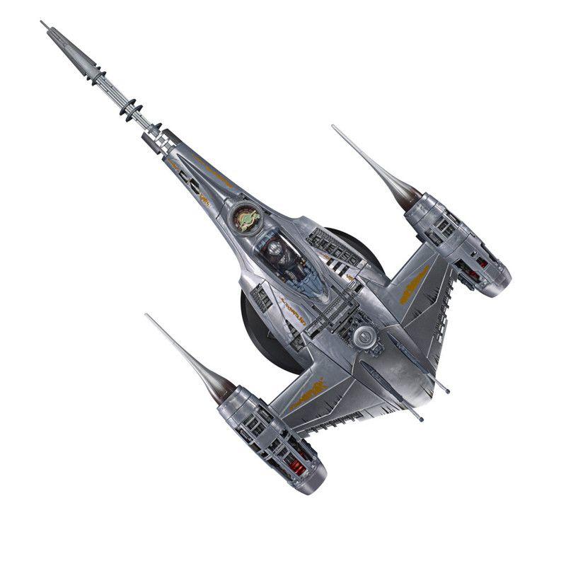 Figura de Acción Star Wars Vintage The Mandalorian Caza Estelar N-1 de Mandoloriano-5