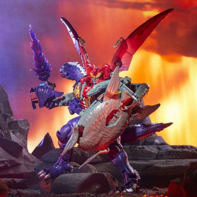 Figura de Acción Transformers Generations Legacy United Commander Beast Wars Universe Magmatron -9