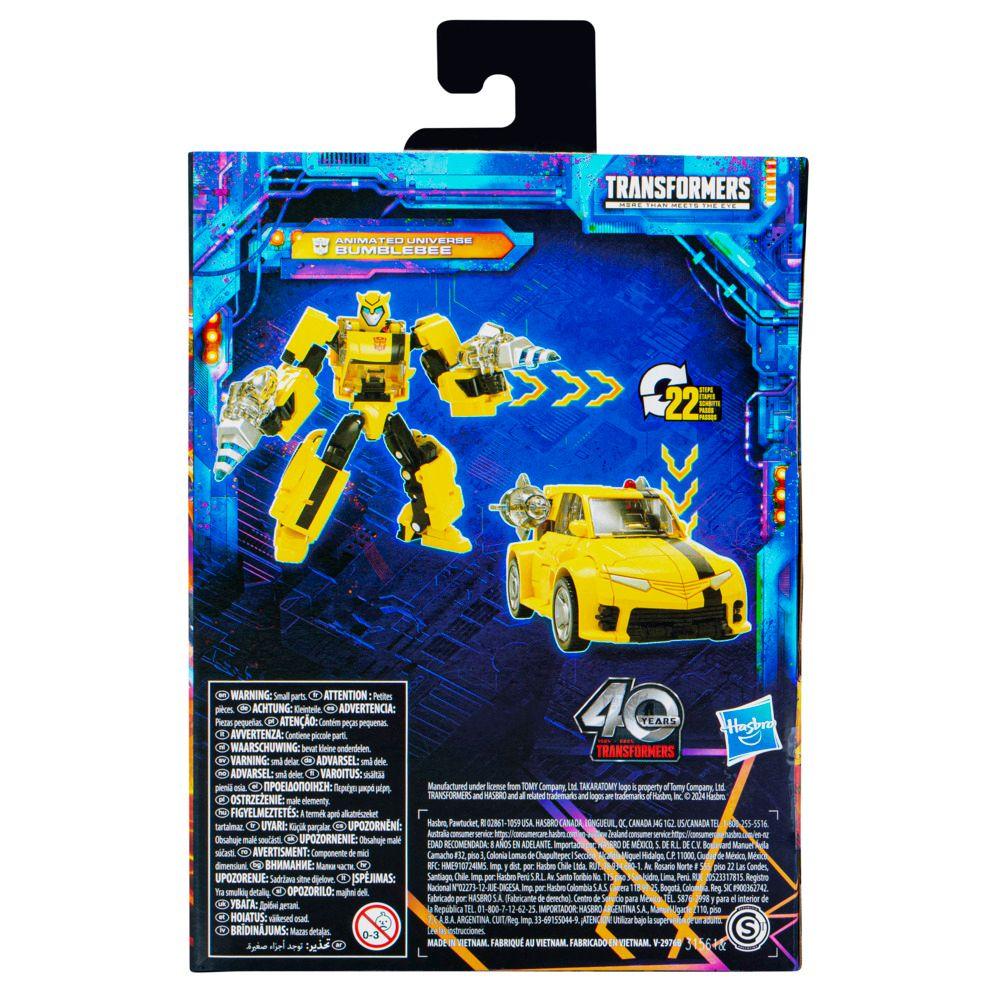 Figura de Acción Transformers Legacy United Deluxe Animated Universe Bumblebee-3