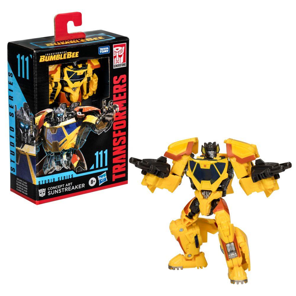Figura de Acción Transformers Studio Series Bumblebee Deluxe Concept Art Sunstreaker-3