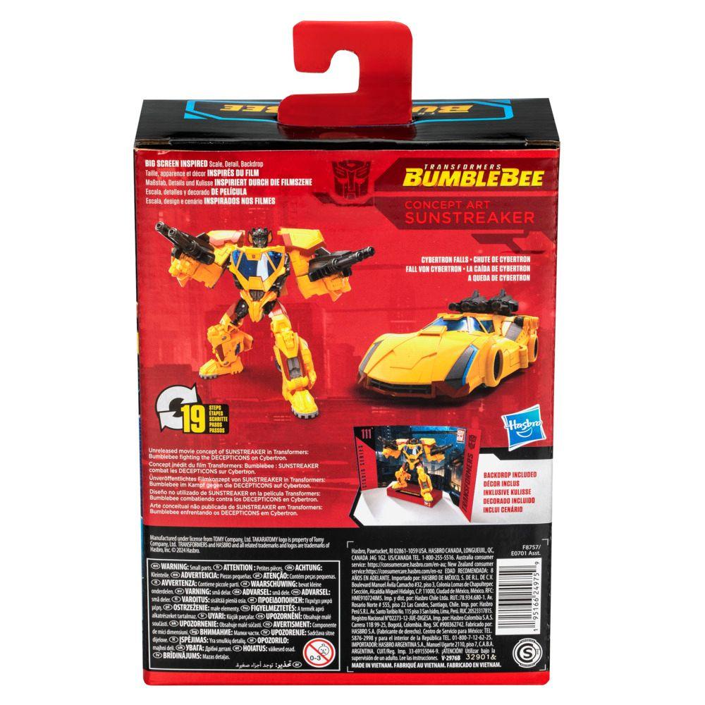 Figura de Acción Transformers Studio Series Bumblebee Deluxe Concept Art Sunstreaker-4