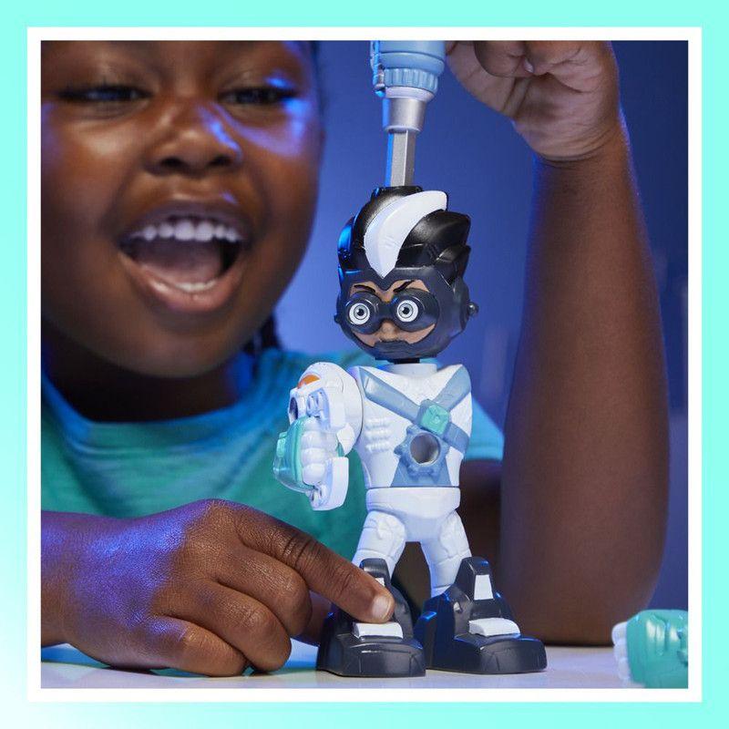 Figura de Acción PJ Masks Power Heroes para Ensamblar Romeo Héroe-4