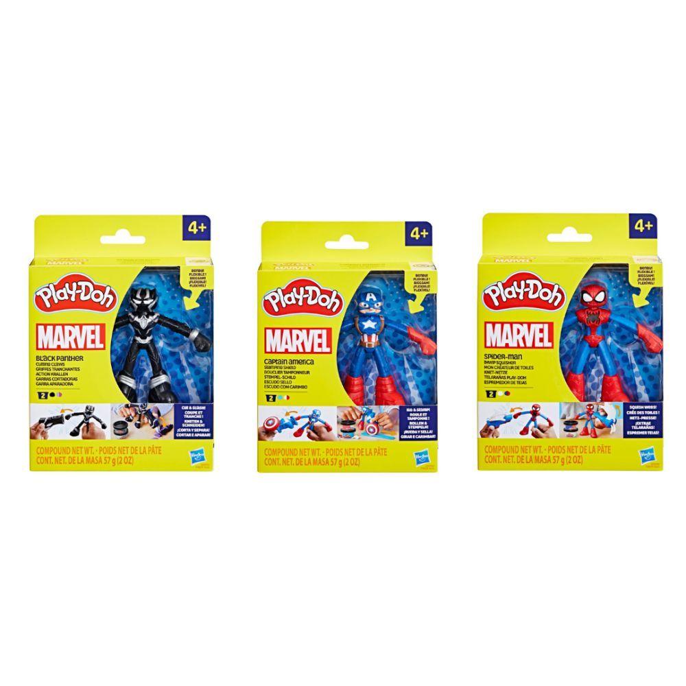 Masas y Plastilinas Play Doh Marvel Héroe Surtido-0