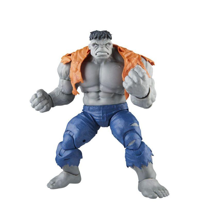 Figura de Acción Marvel Legends Series Hulk gris y el Dr. Bruce Banner-4
