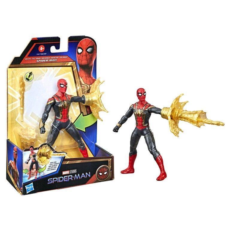 Figura Spiderman Aracno Giro Spiderman Traje Rojo Negro-2