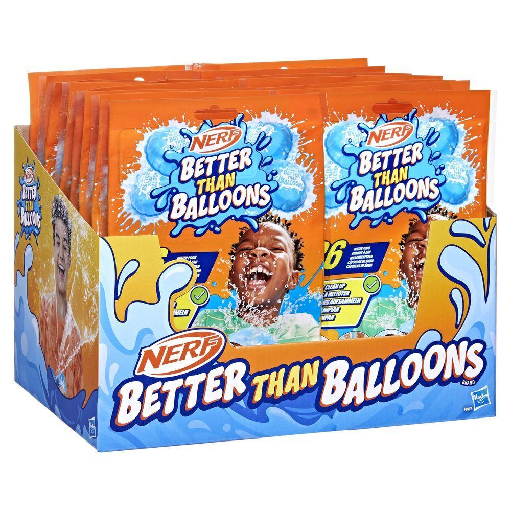 Cápsulas de Agua Nerf Better Than Balloons 36 Unidades-4