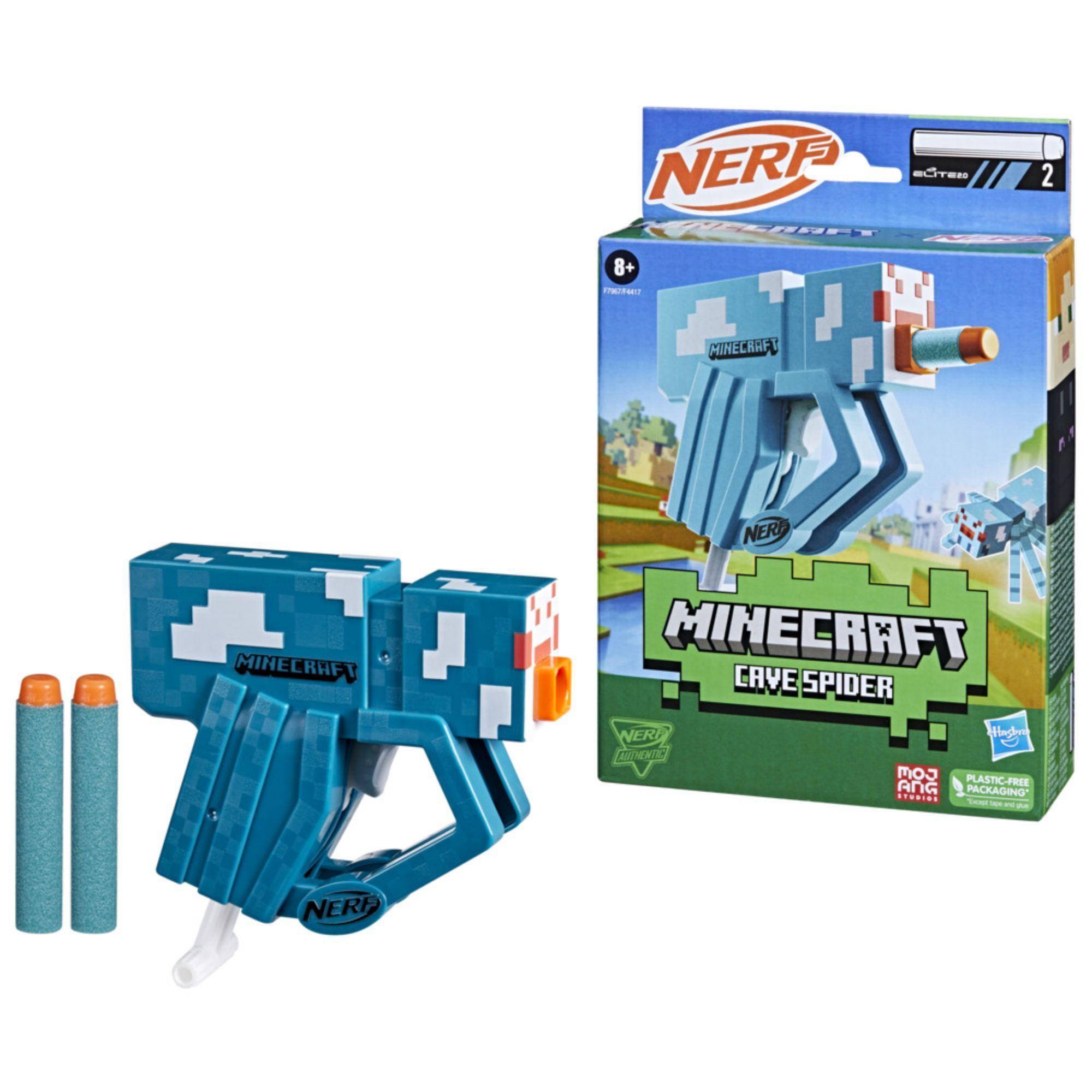 Lanzador Nerf Minecraft Cave Spider-2