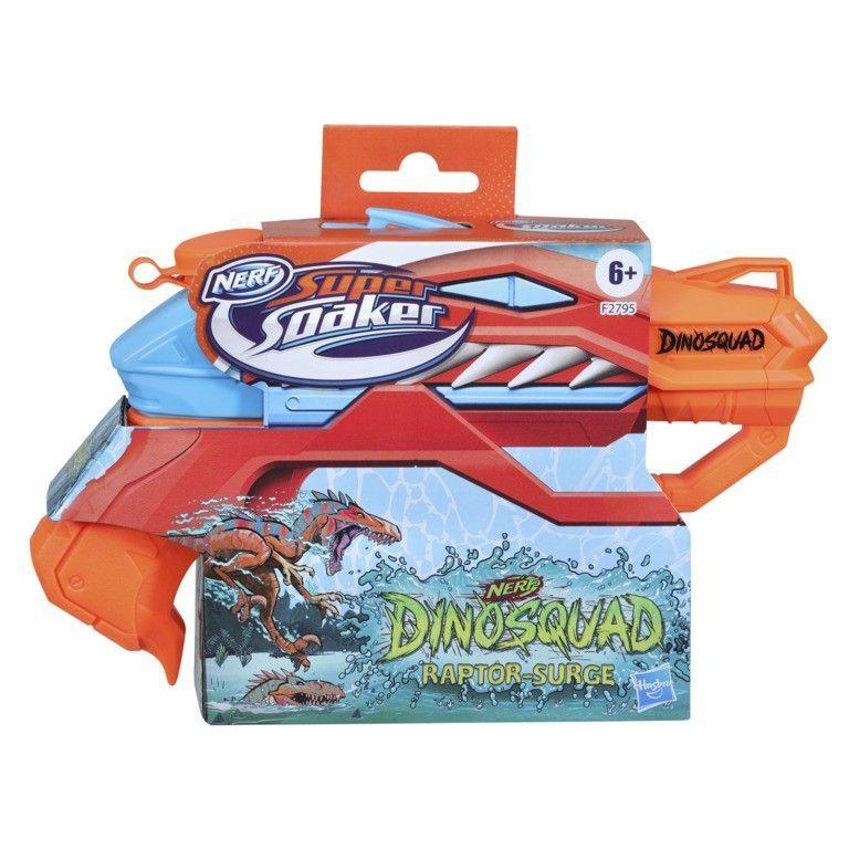 Lanzador De Agua Nerf Supersoaker Dinosquad Raptor Surge-1
