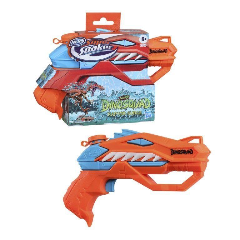 Lanzador De Agua Nerf Supersoaker Dinosquad Raptor Surge-2