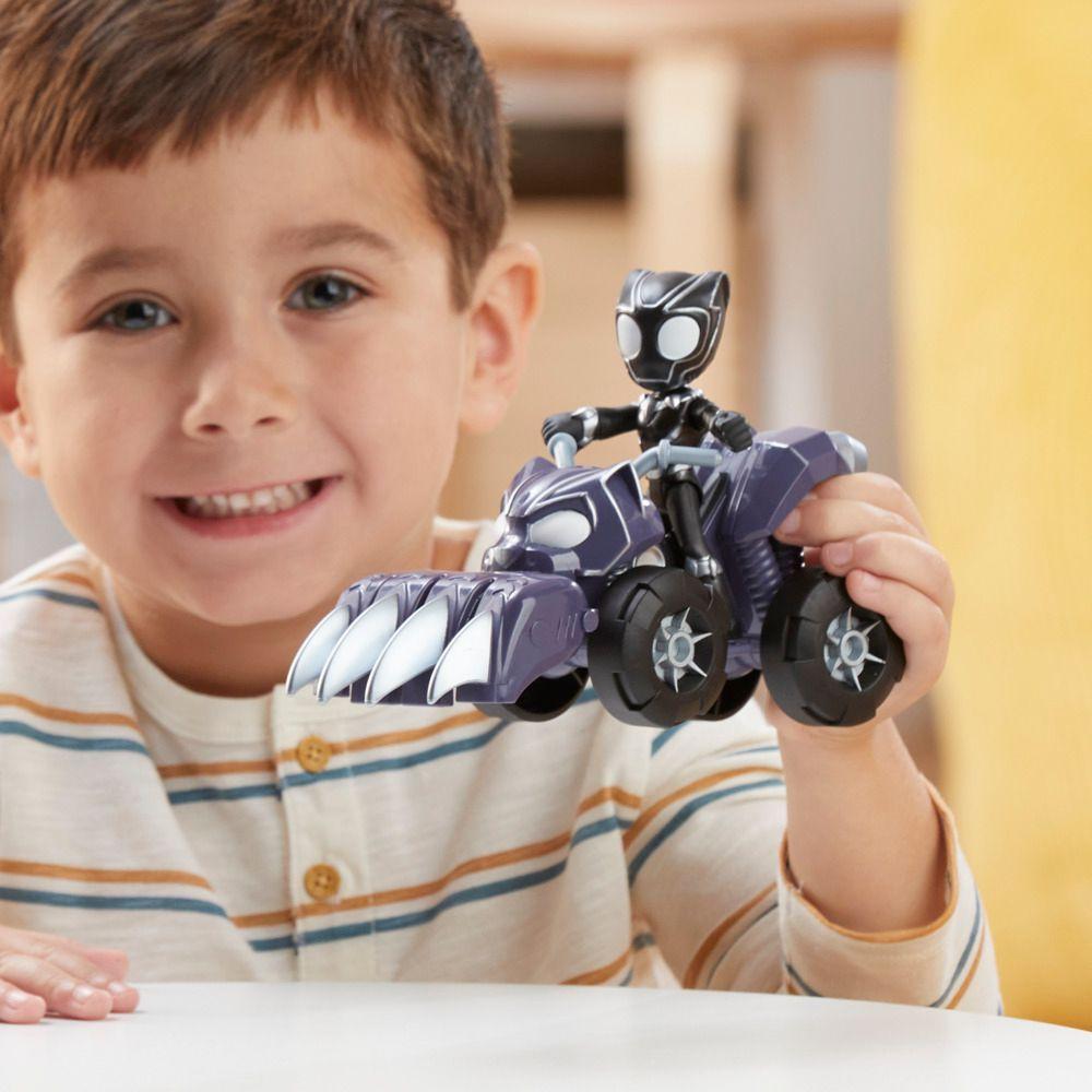 Set Spidey & His Amazing Friends Patrullero Black Panther-4