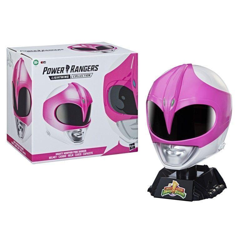 Casco Power Rangers Lightning Collection Rosado-2