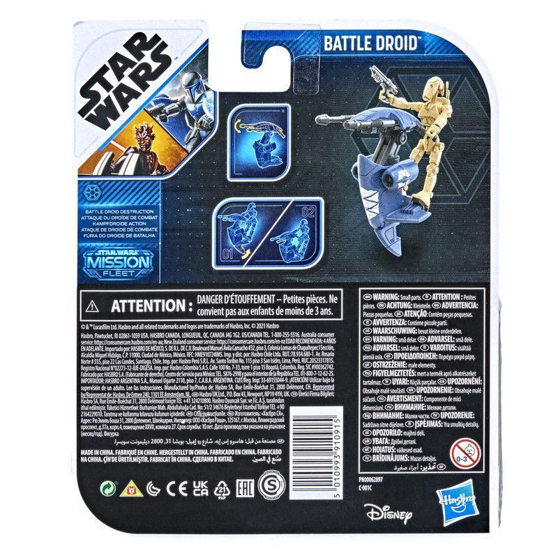 Figura Star Wars Mission Fleet - Battle Droid-3