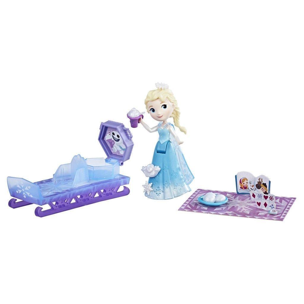 Muñeca Frozen Little Kingdom Elsa Dia En La Nieve-0