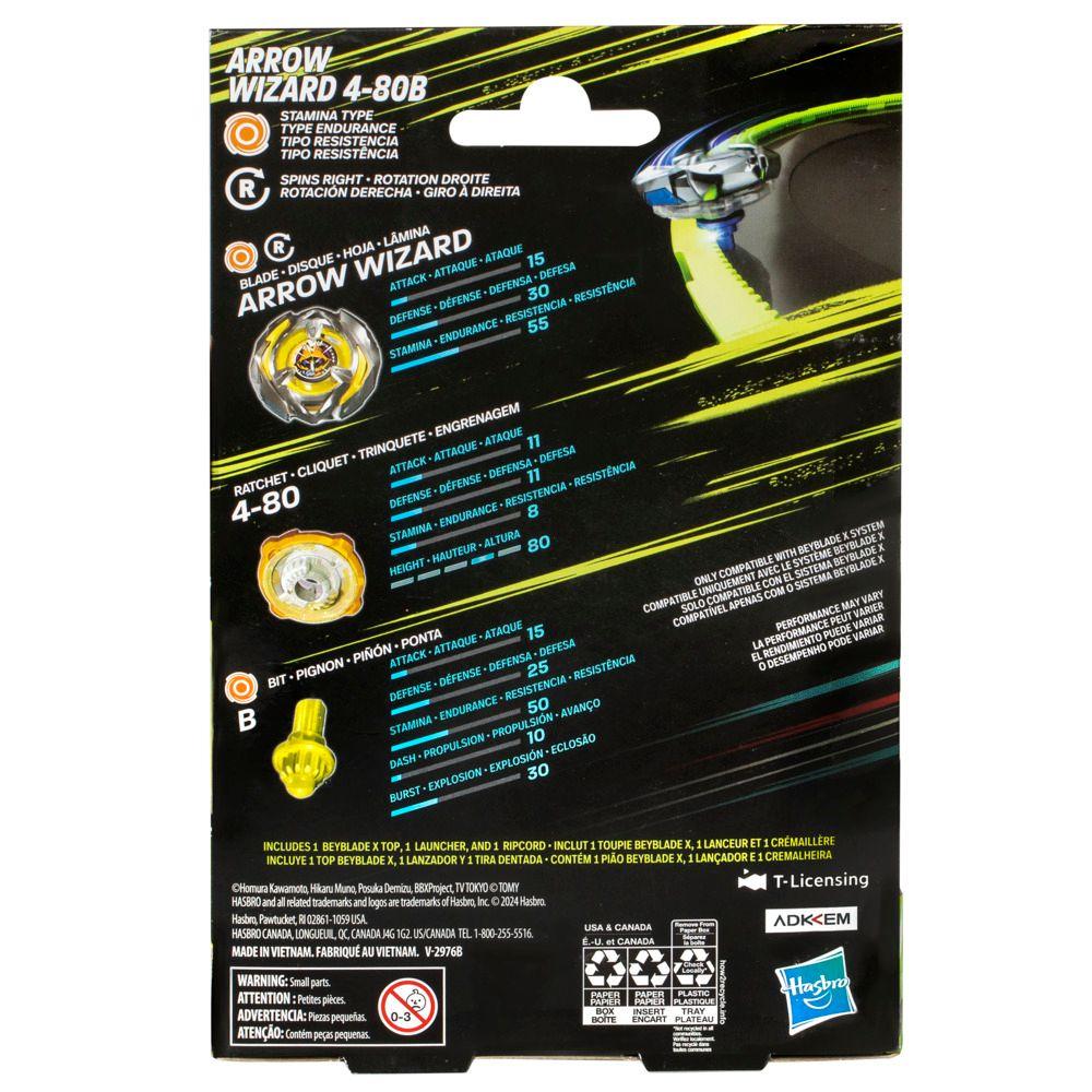 Trompo Beyblade X Kit Inicial Arrow Wizard 4-80B-3