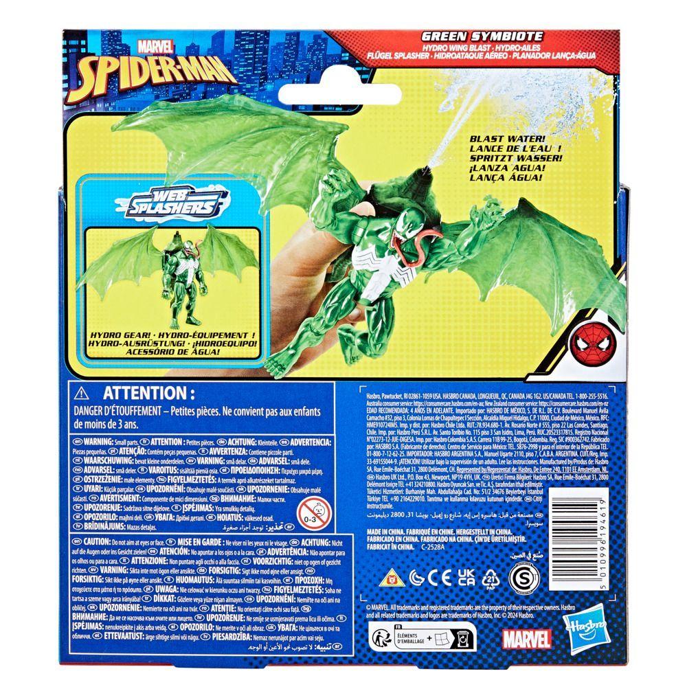 Set Spiderman Epic Hero Series Web Splashers Hidroataque Aéreo de Simbionte Verde-2