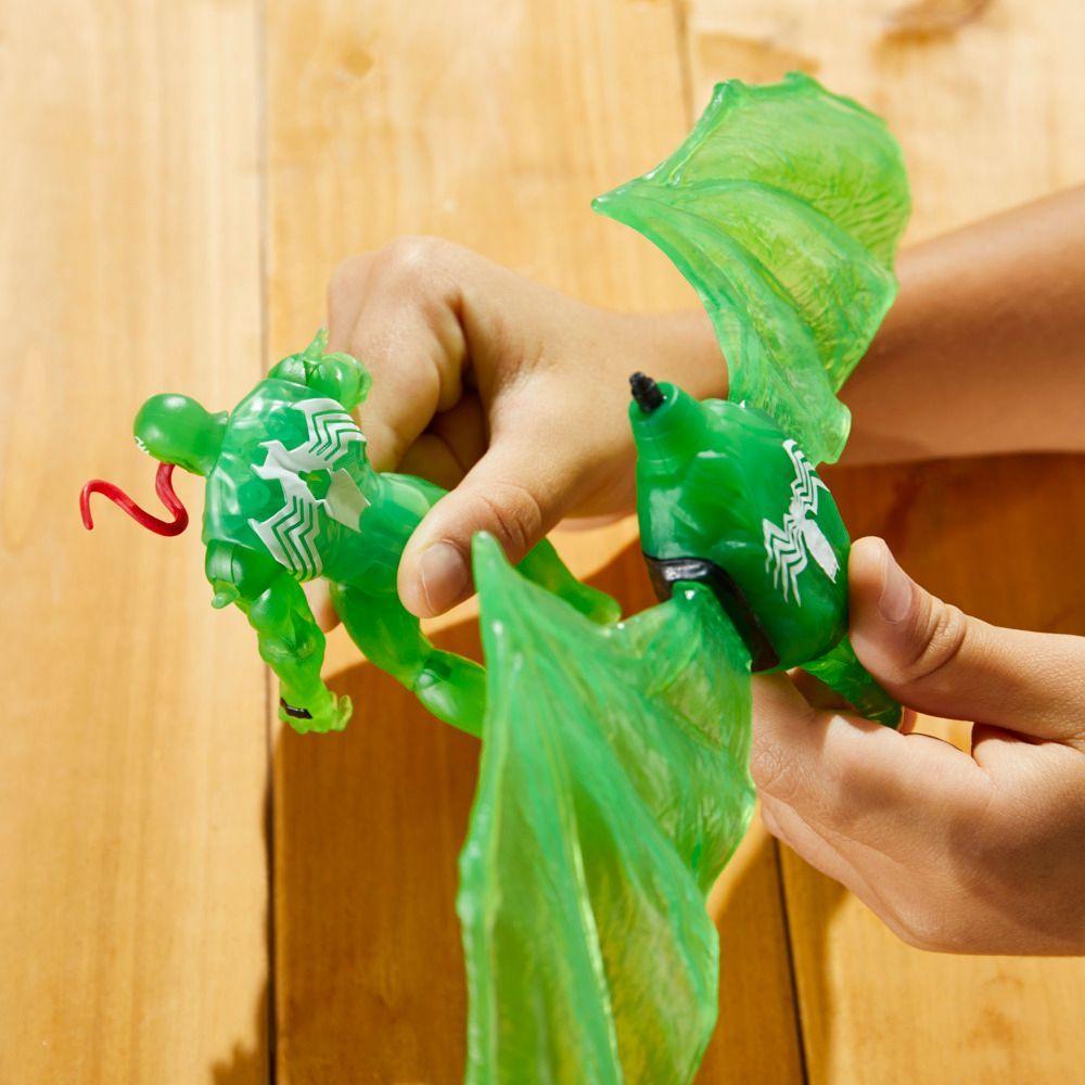 Set Spiderman Epic Hero Series Web Splashers Hidroataque Aéreo de Simbionte Verde-5