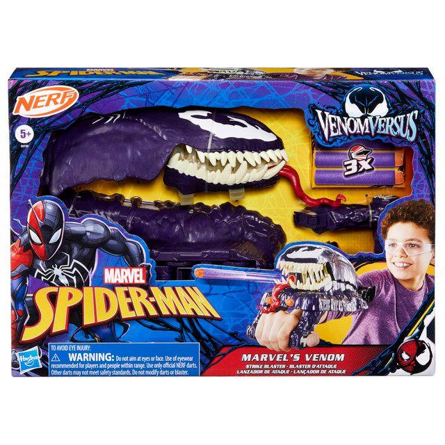 Lanzador Spiderman Nerf VenomVersus Ataque Venom-1