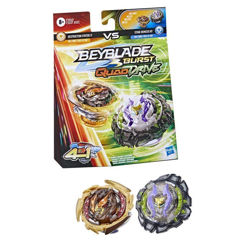 Trompo Beyblade QuadDrive Nemesis N7 Ifritor I7-2