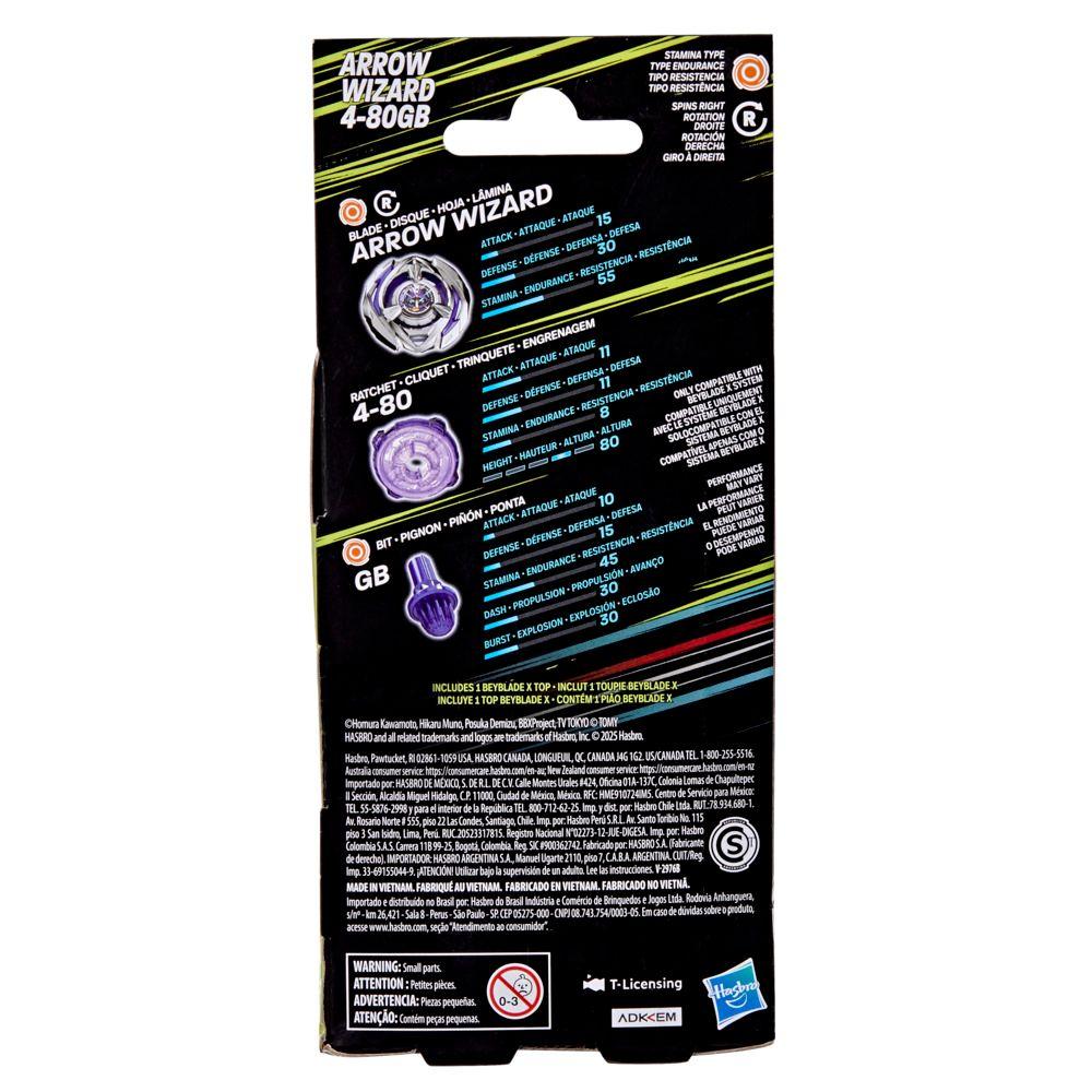 Trompo Beyblade X Kit Inicial Arrow Wizard 4-80GB-3