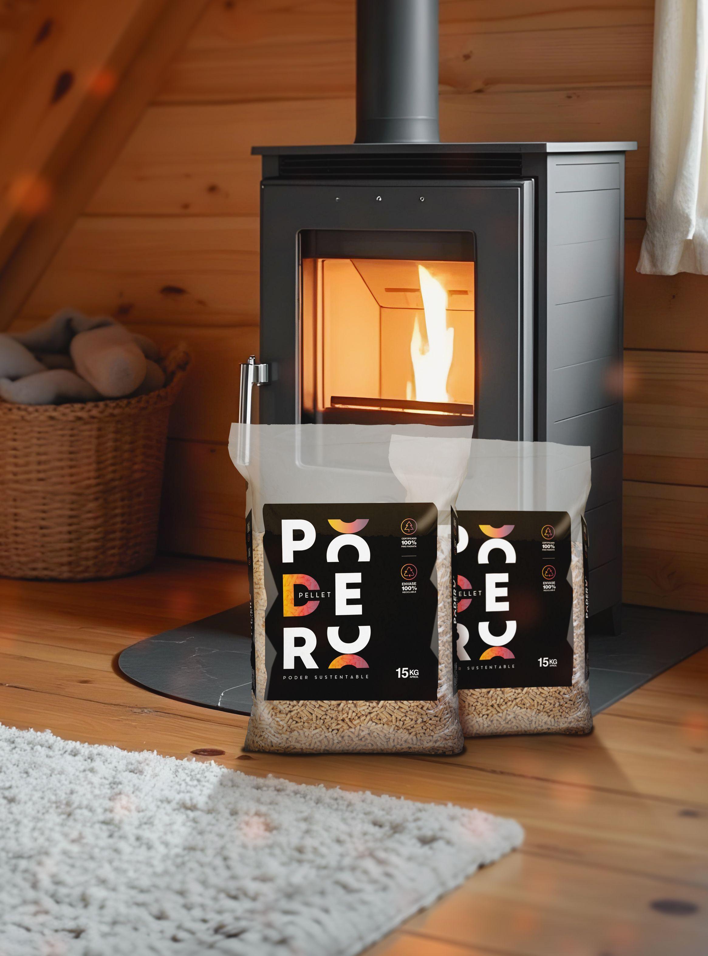 Pack 2 Bolsas de Pellet de Madera Podero – 15 kg c/u (30 kg Total) | Reposición Rápida y Emergencias-2