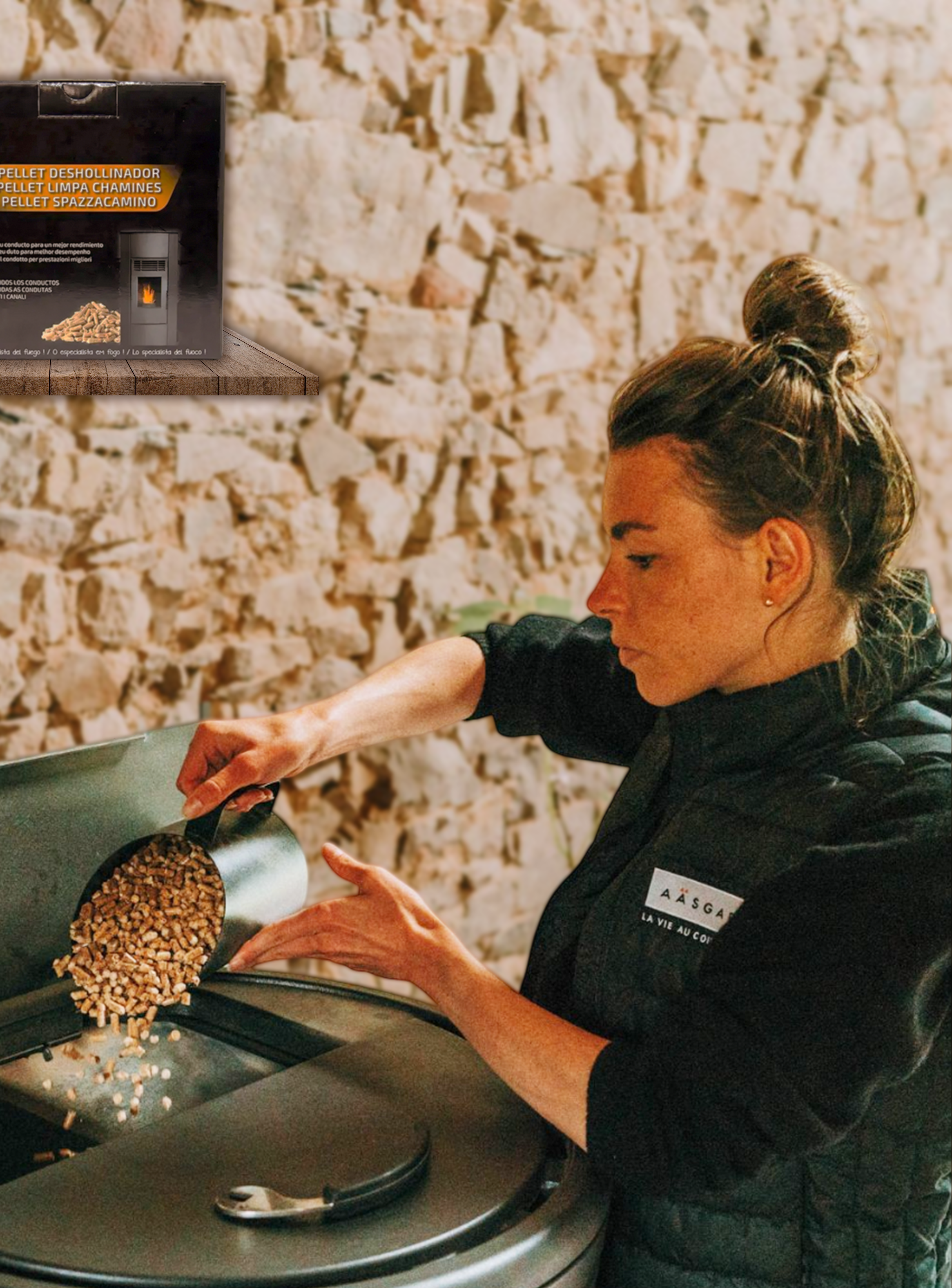 Pack 2 Deshollinadores Estufa a Pellet – Mantenimiento Anual Fácil y Eficiente-3