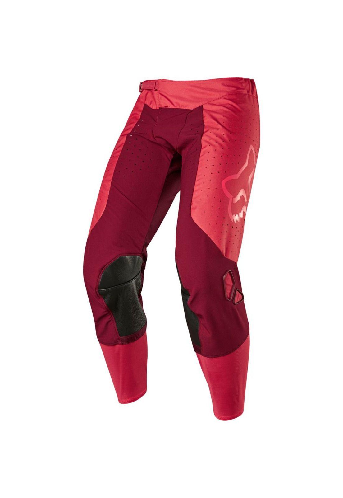 Pantalon Moto Airline Rojo Fox-0