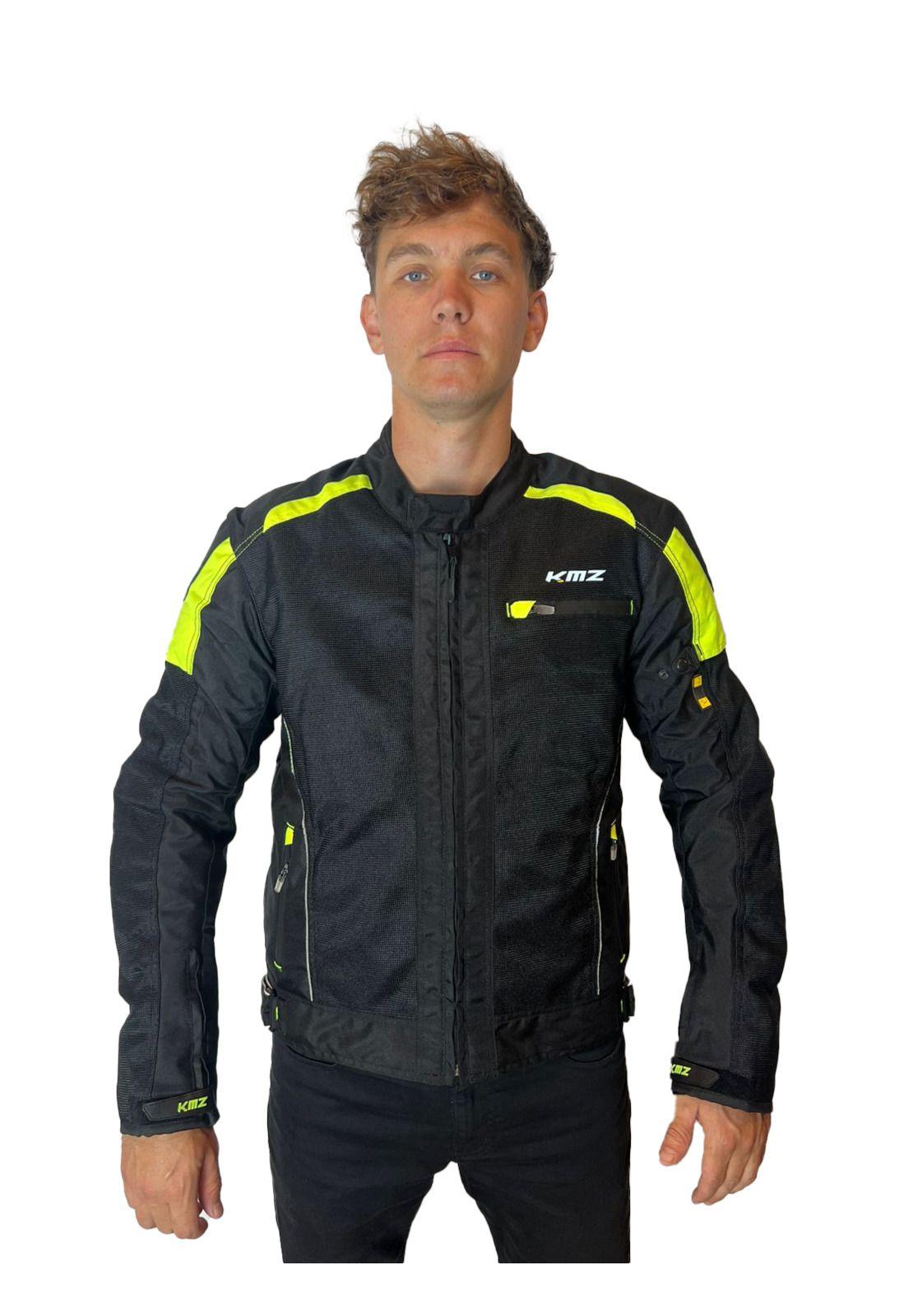 Chaqueta Moto Calle Chungungo Negro/Amarillo KMZ-0