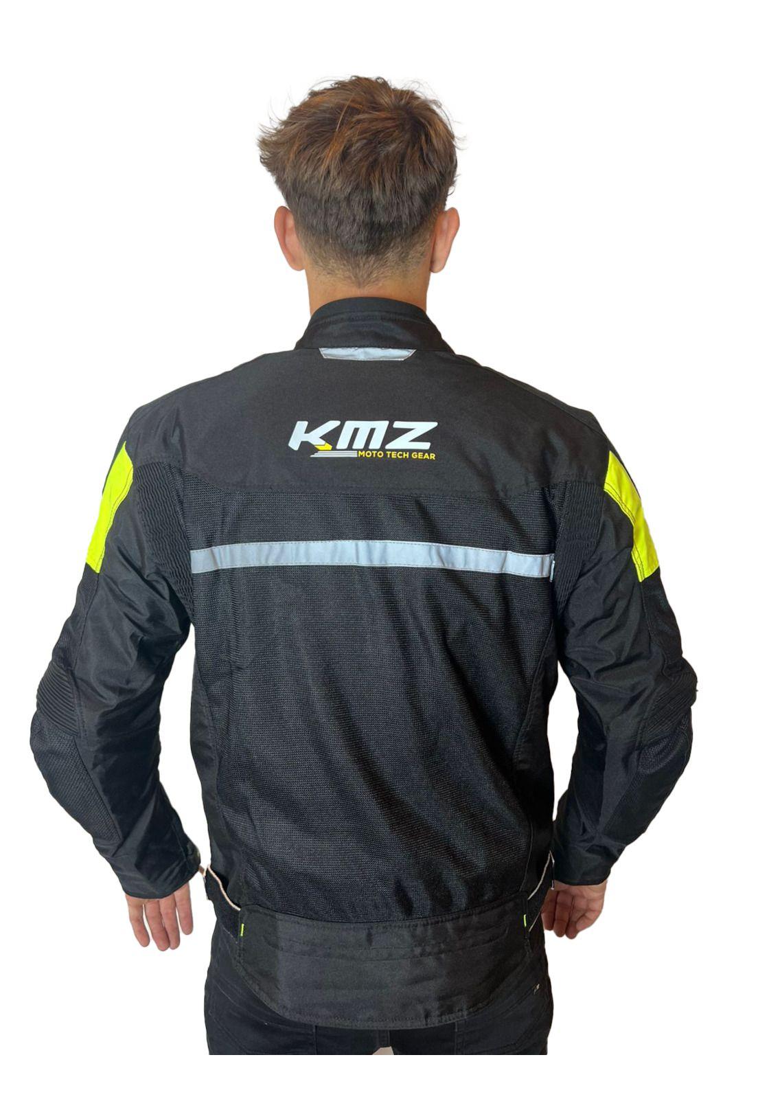 Chaqueta Moto Calle Chungungo Negro/Amarillo KMZ-2