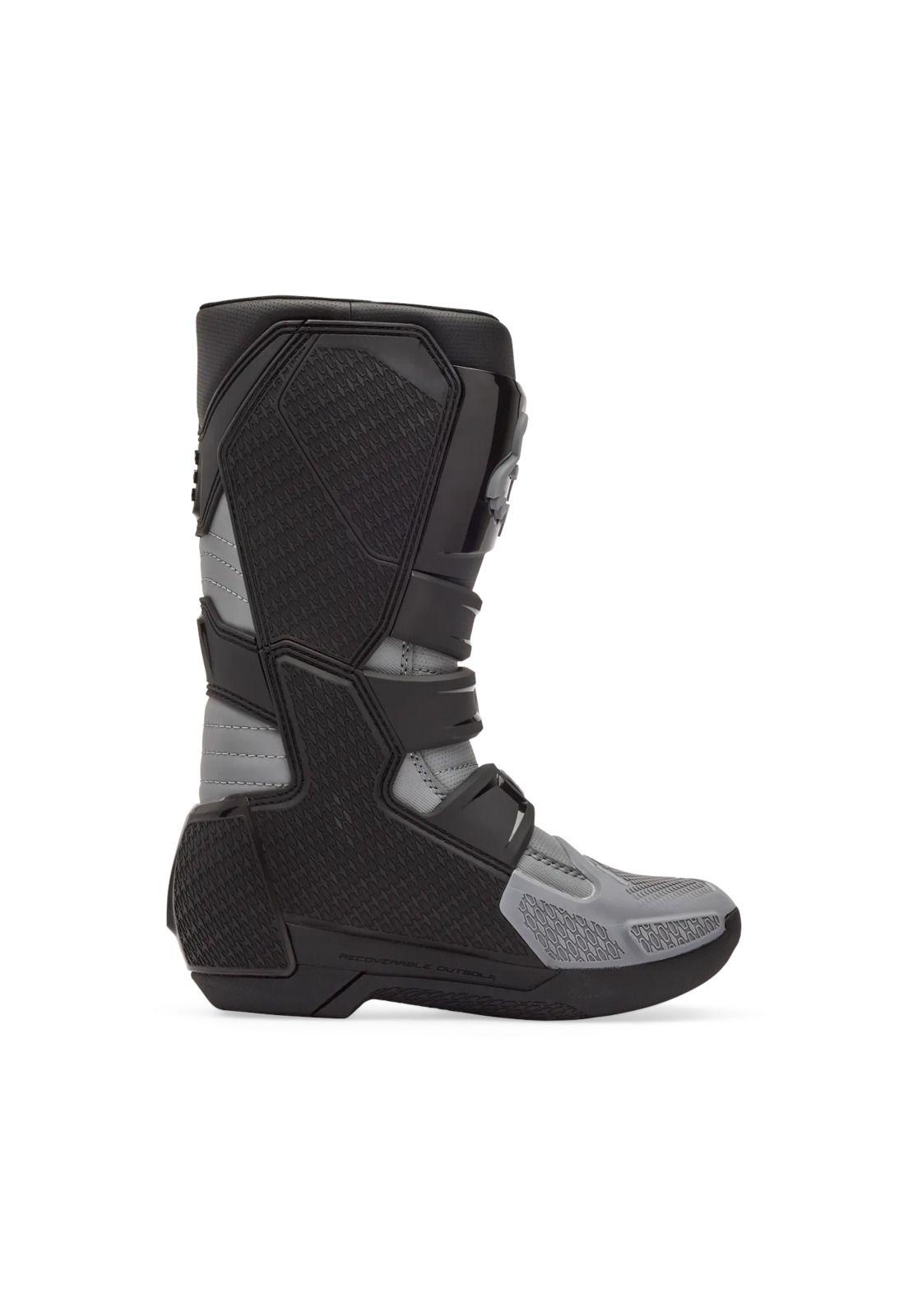 Botas Moto Niño Comp Negro/Gris Fox-2