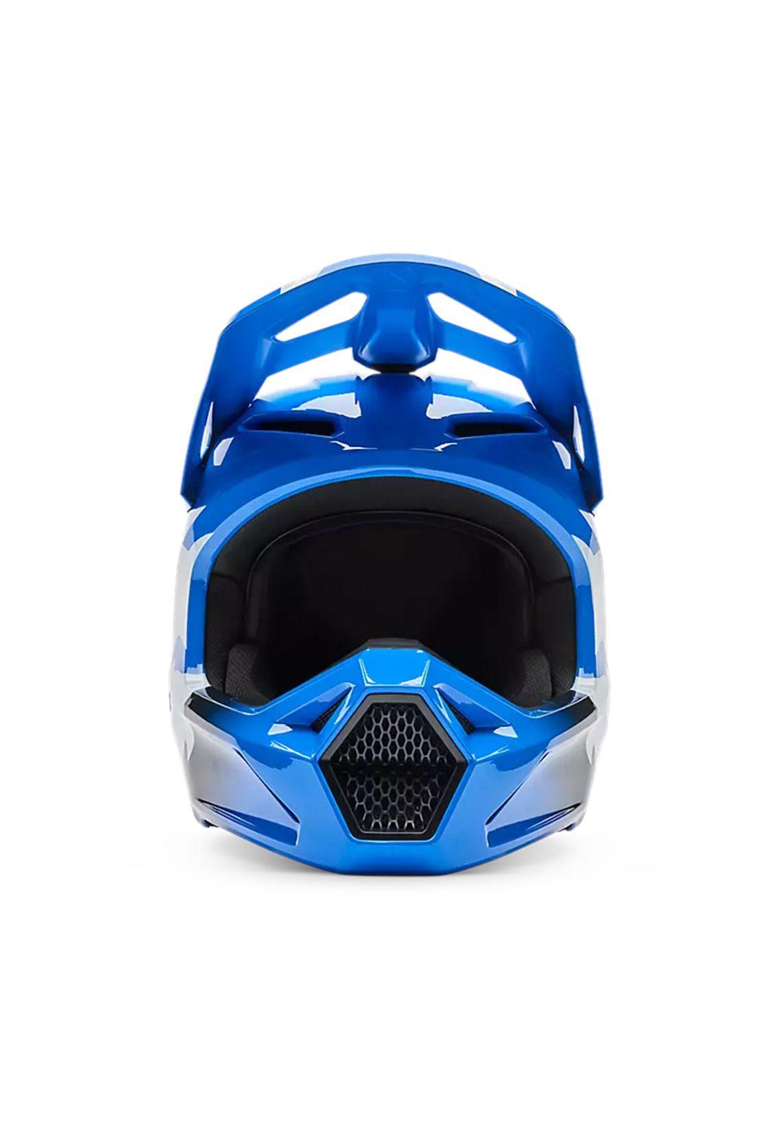 Casco Moto V1 Shield Azul Fox-2
