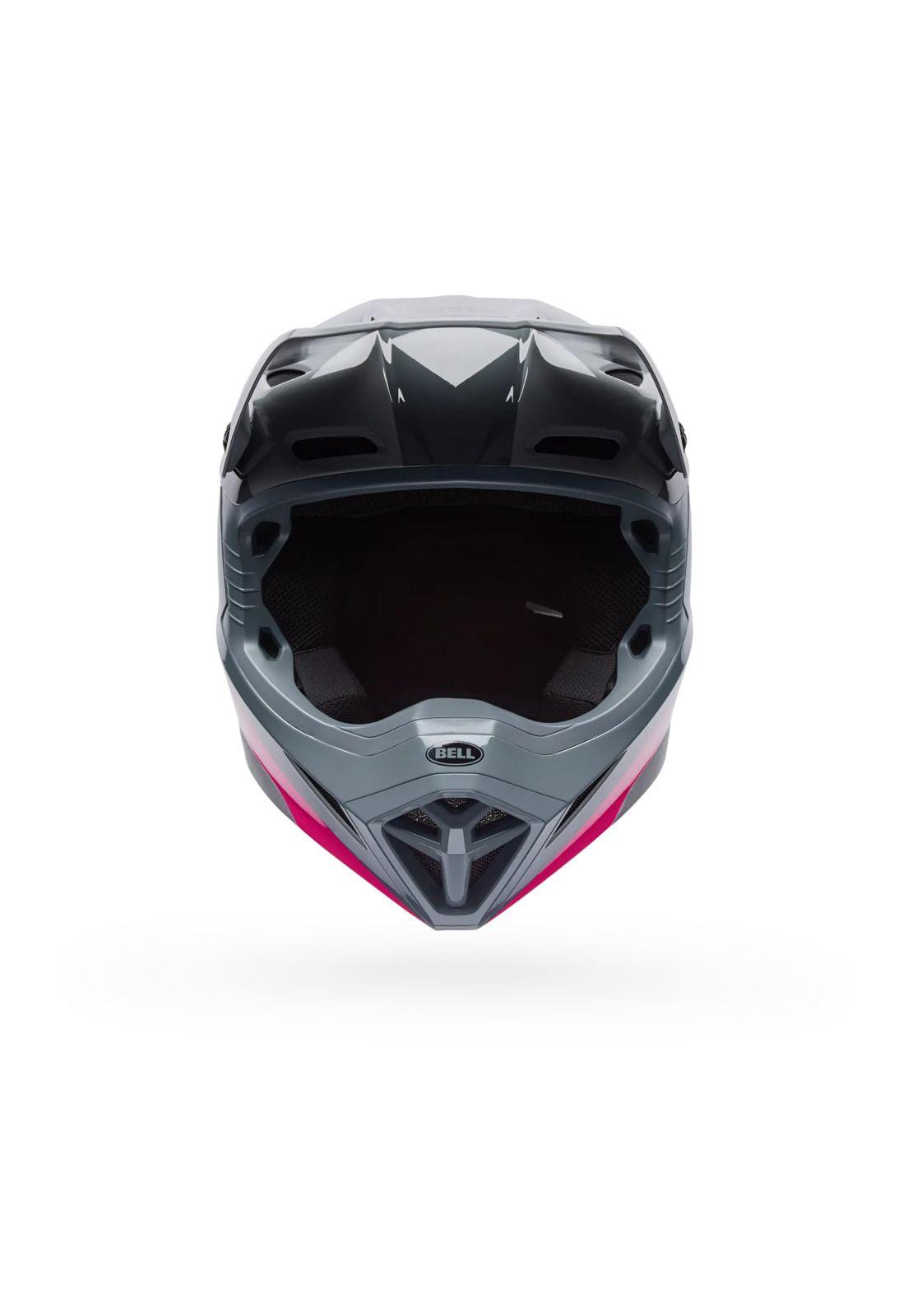 Casco Moto MX-10 Mips Aviator Gris/Rosado Bell-2