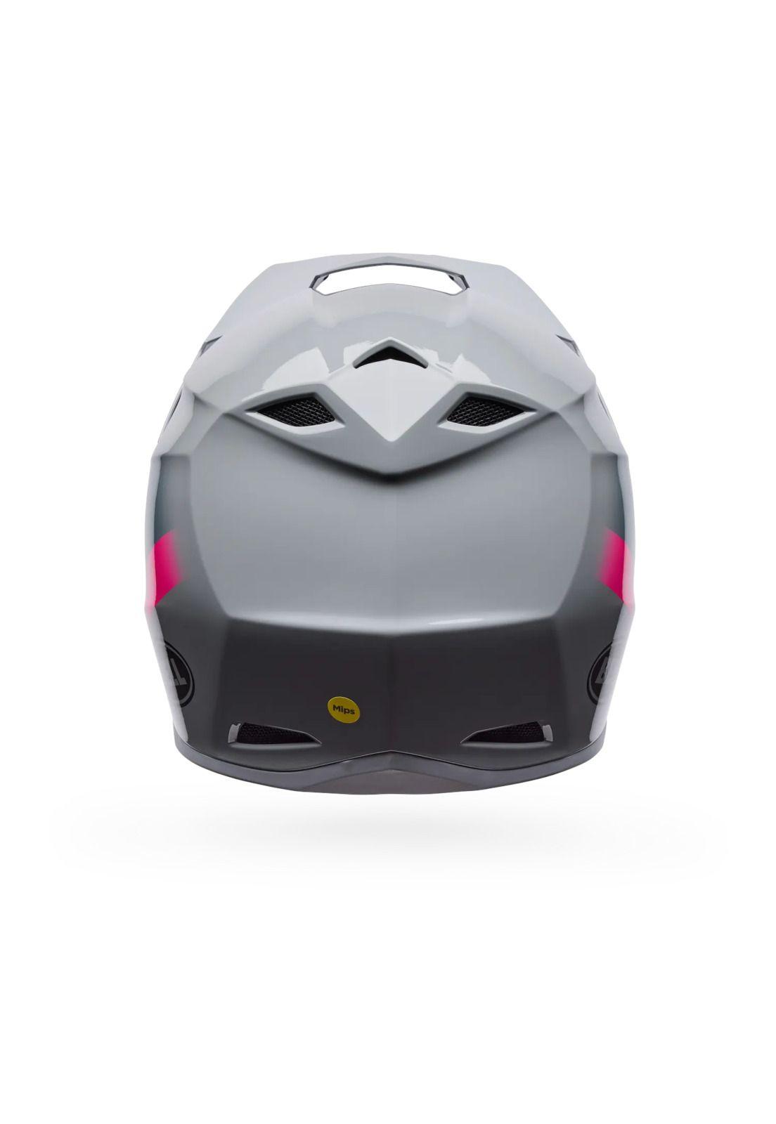 Casco Moto MX-10 Mips Aviator Gris/Rosado Bell-3