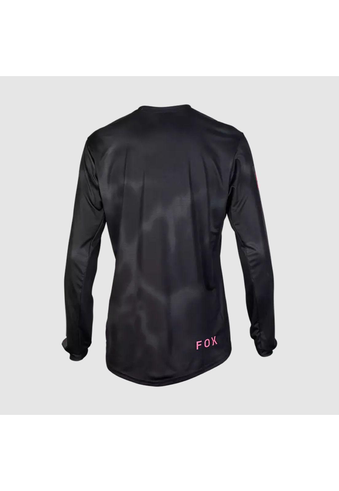 Polera Bicicleta Ranger Taunt Manga Larga Negro Fox-1