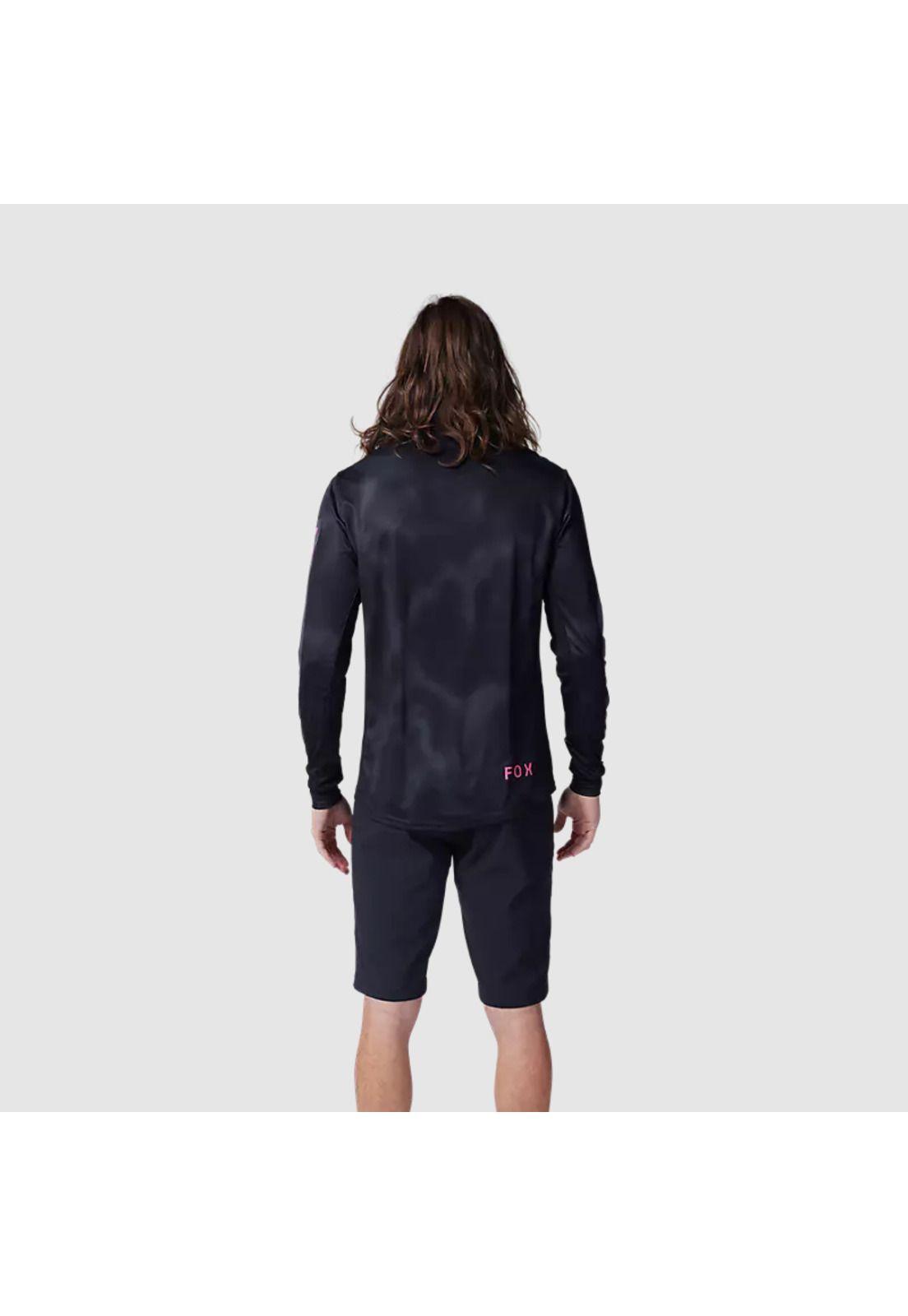 Polera Bicicleta Ranger Taunt Manga Larga Negro Fox-3