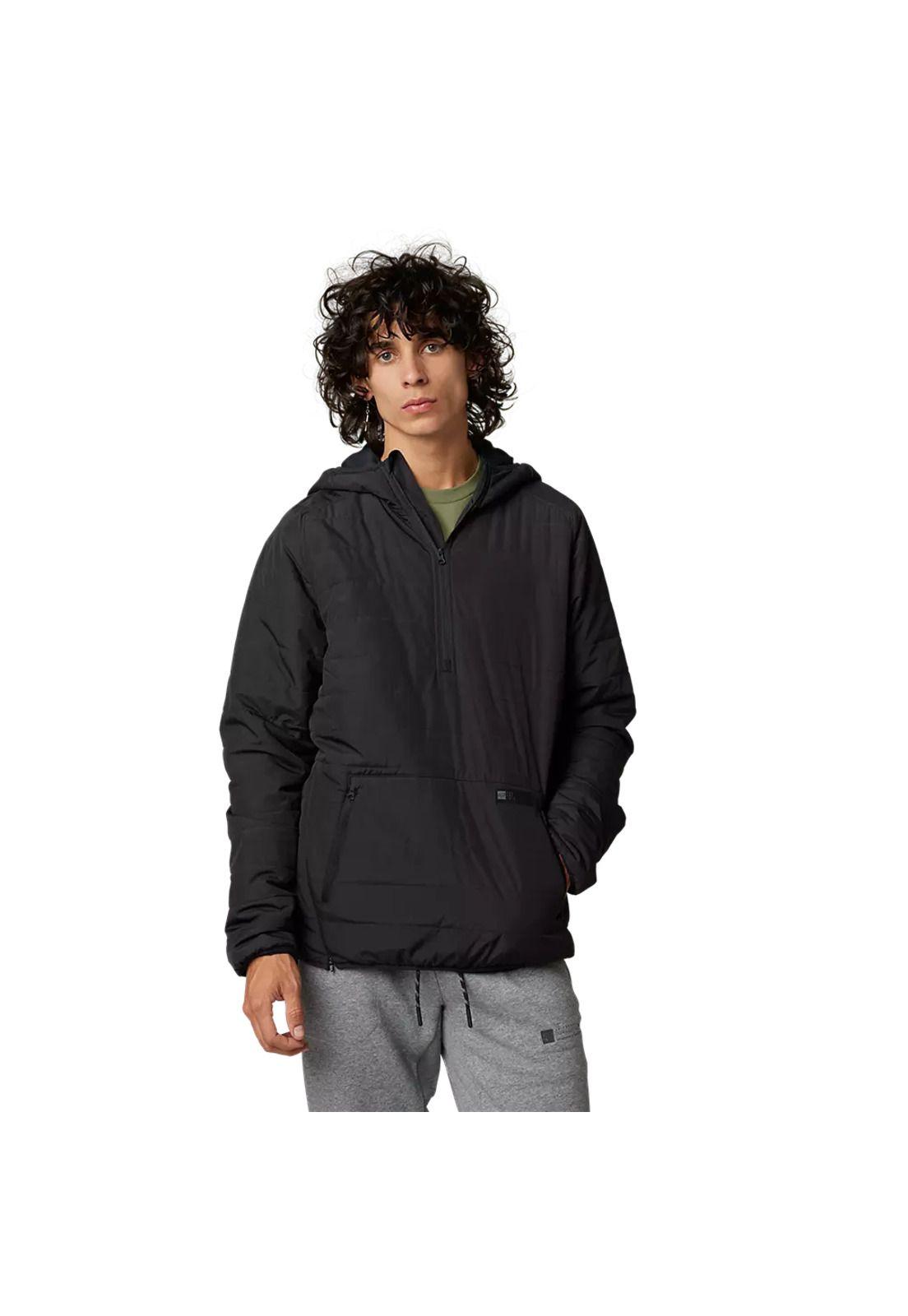 Chaqueta Lifestyle Howell Hooded Puffy Negro Fox-1
