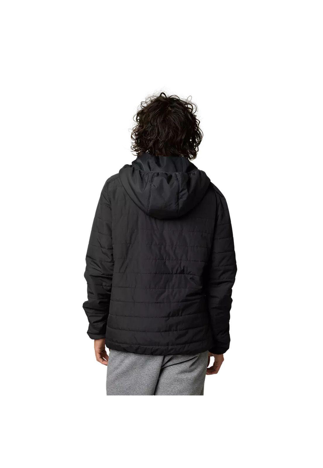 Chaqueta Lifestyle Howell Hooded Puffy Negro Fox-2