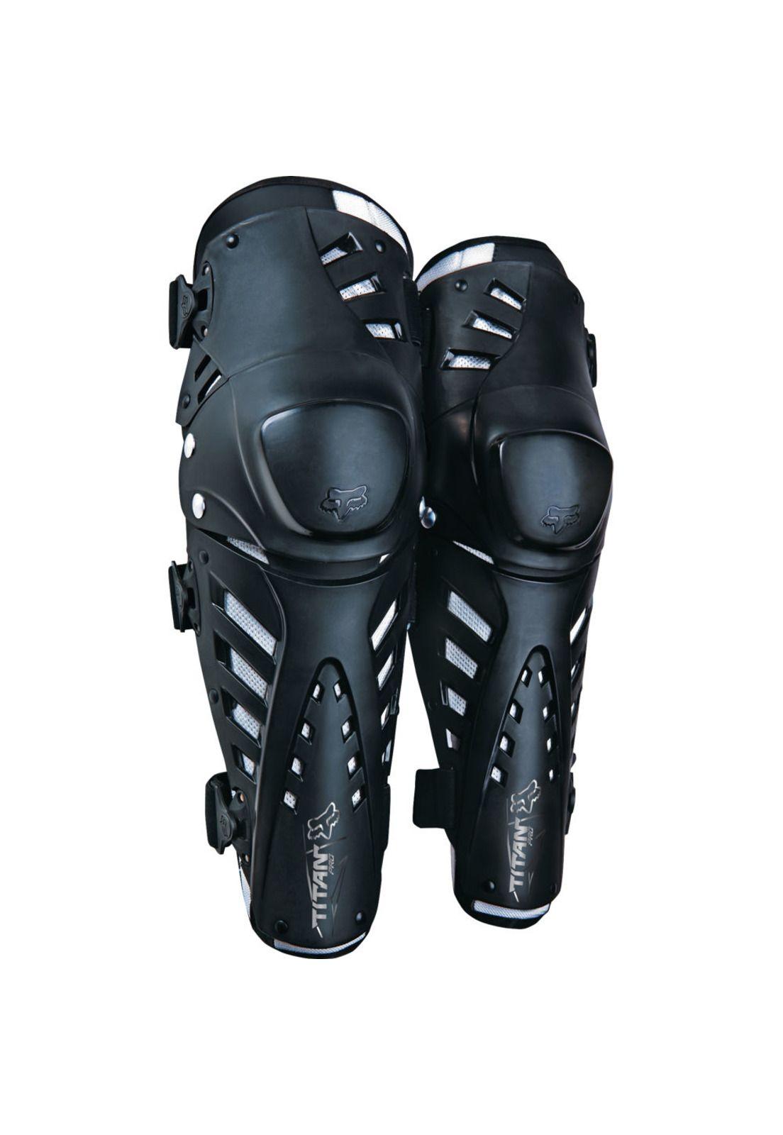 Rodilleras Moto Titan Pro Negro Fox-0