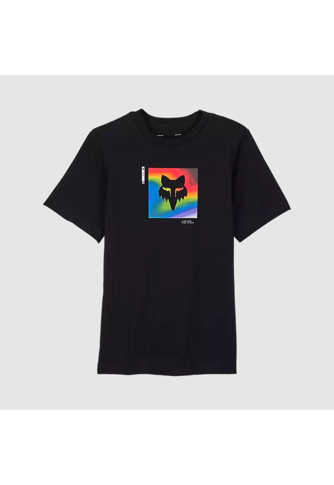 Polera Lifestyle Niño Scans Premium Negro Fox-0