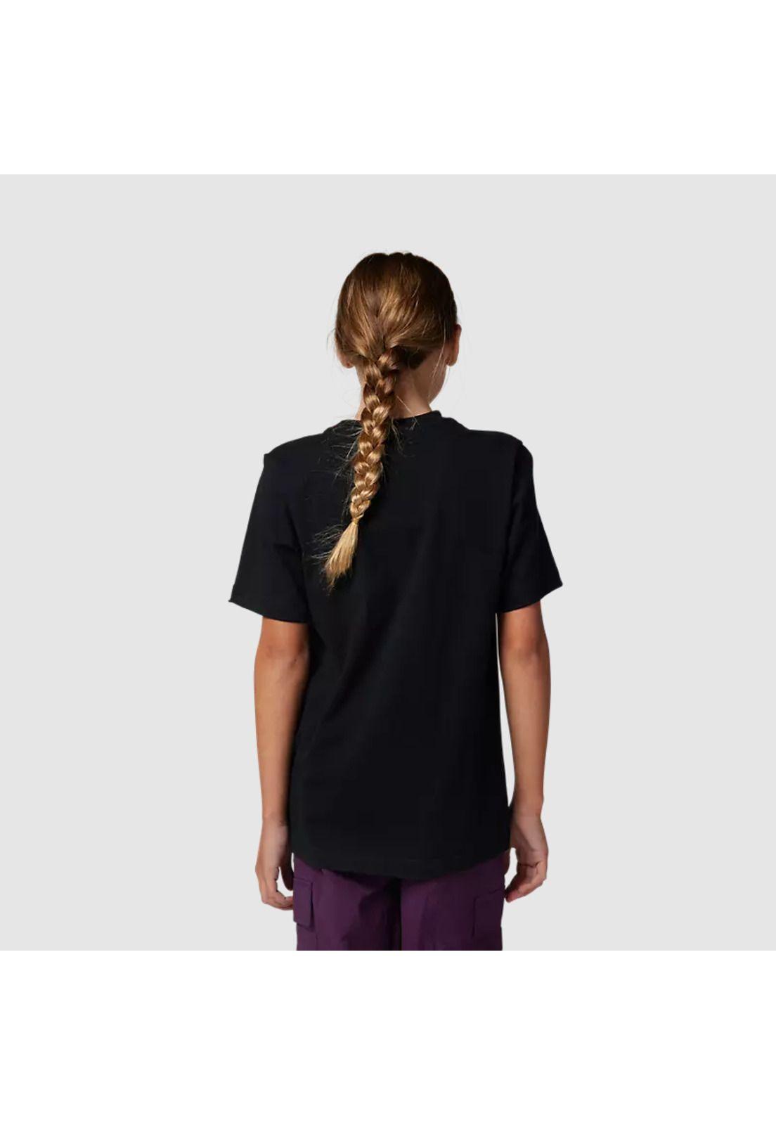 Polera Lifestyle Niño Scans Premium Negro Fox-3