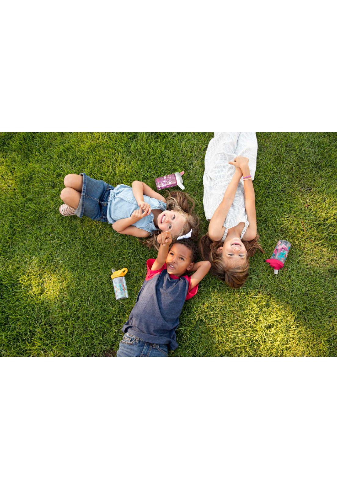 Botella Infantil Thrive Flip Straw Friendly Forest 400ml Azul CamelBak-4