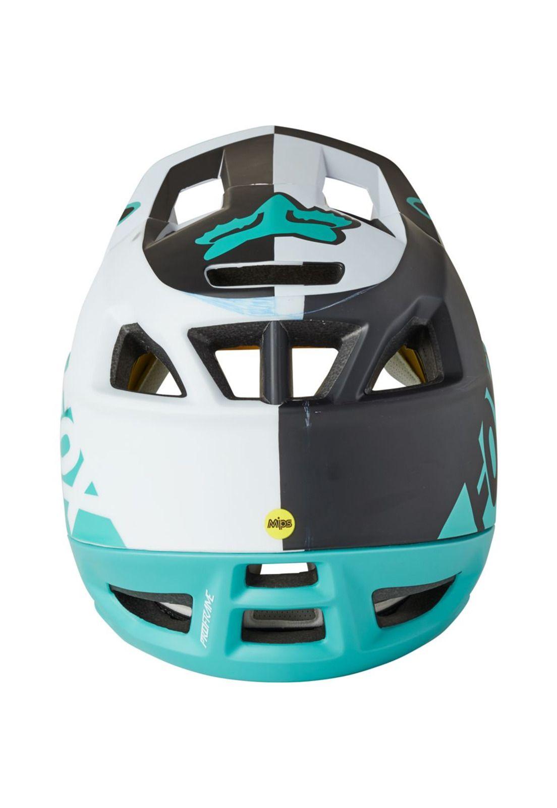 Casco Bicicleta Proframe Blocked CE Verde Fox-3