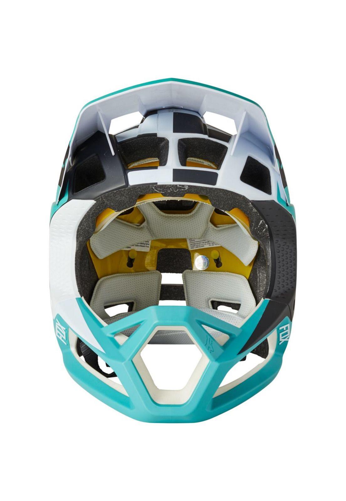 Casco Bicicleta Proframe Blocked CE Verde Fox-4