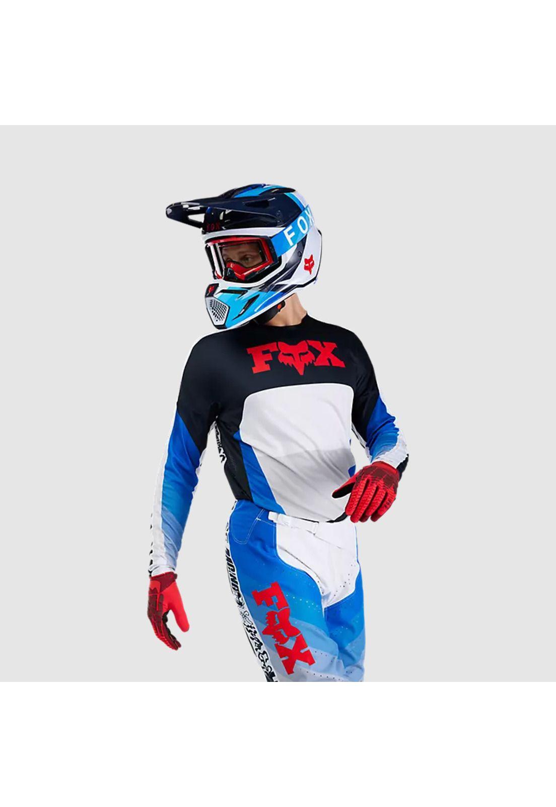 Polera Moto 360 Fade Azul Fox-2