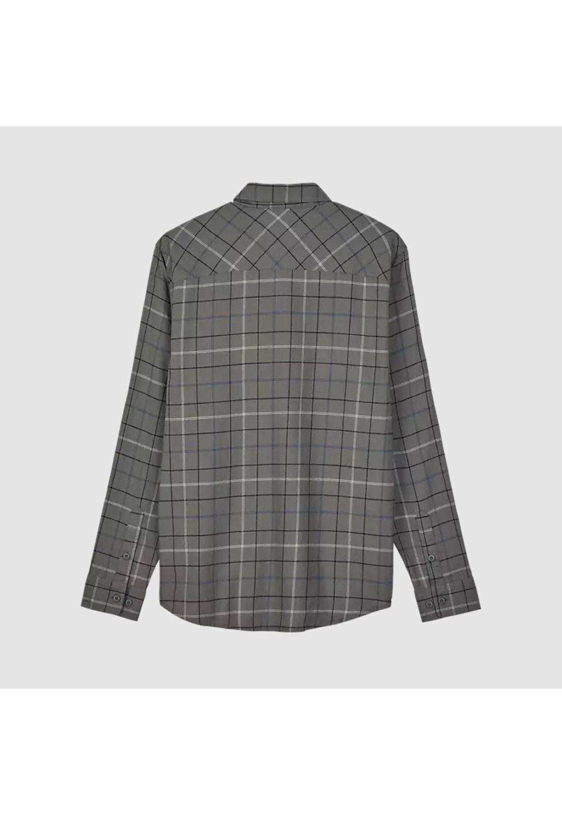 Camisa Lifestyle Survivalist Stretch Gris Fox-1