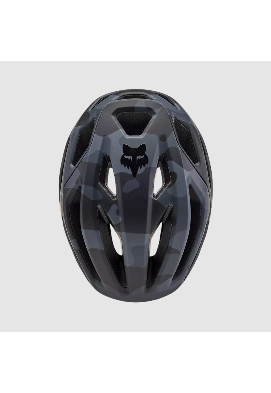 Casco Bicicleta Crossframe Pro Camo Negro Fox-2