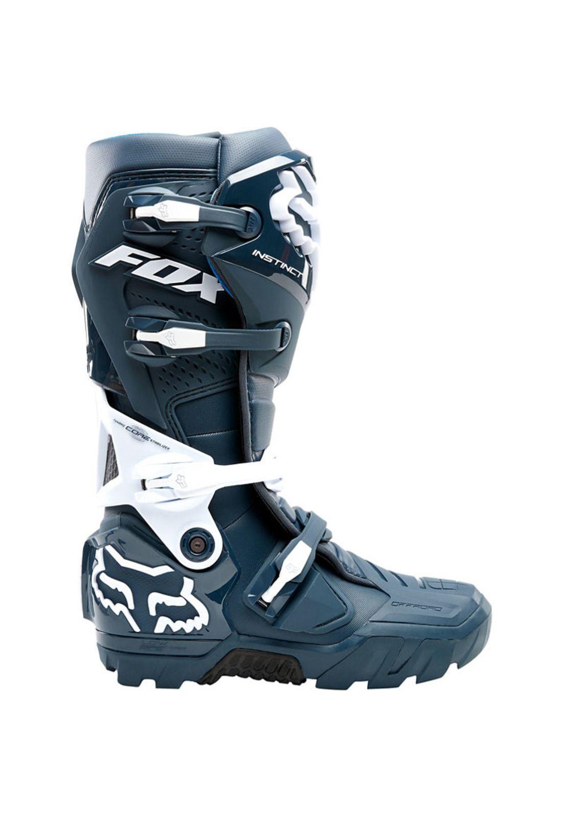 Botas Moto Instinct X Azul Marino Fox-1
