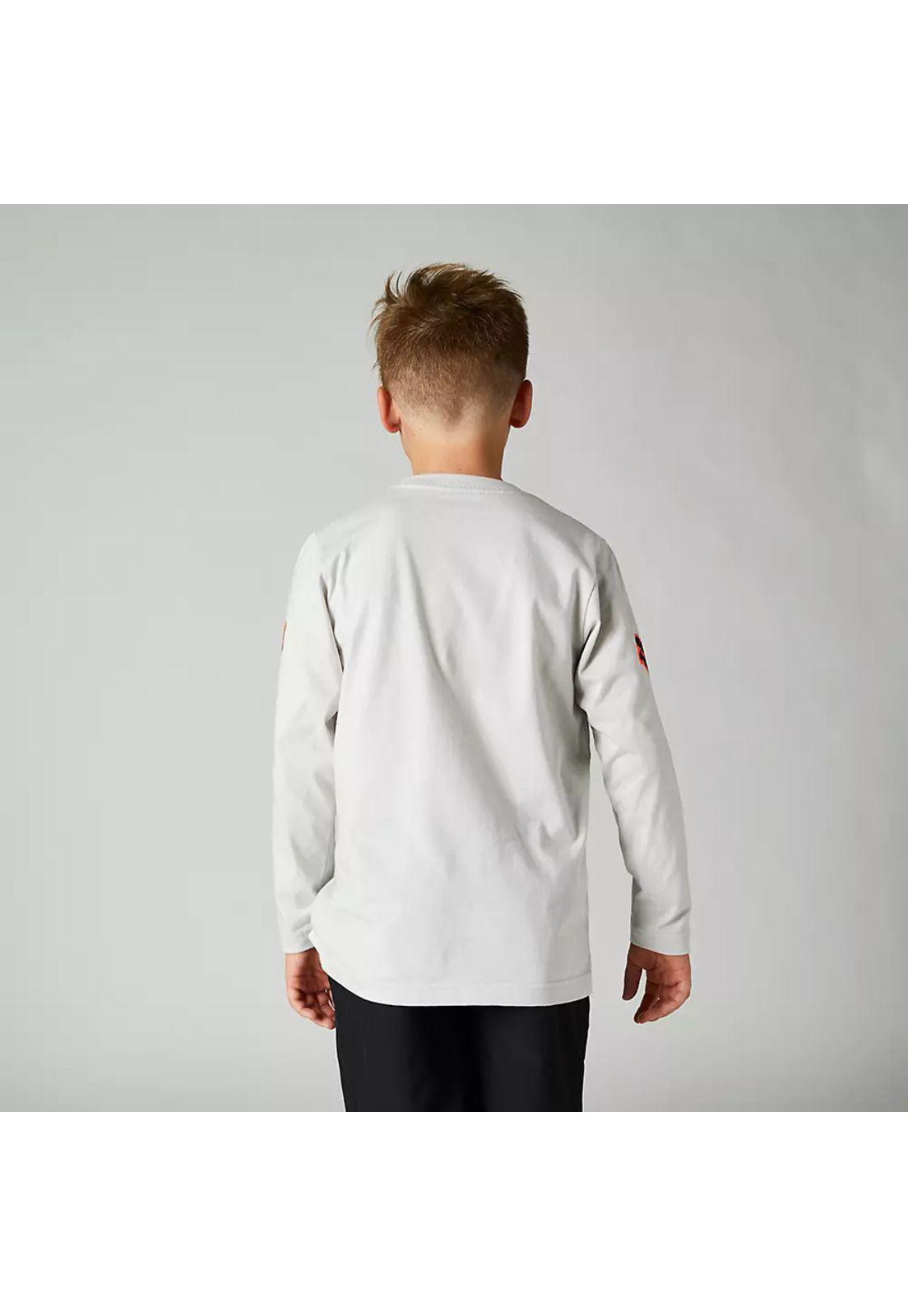 Polera Lifestyle Niño BNKR Manga Larga Gris Fox-1